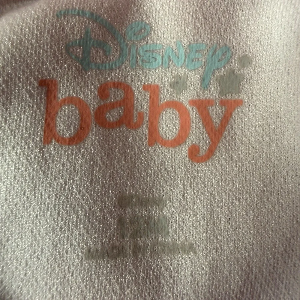 Disney Baby‎ Minnie Mouse Rash Guard Swim Suit 12M Pink Cheetah Animal Print